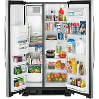 Amana ASI2175GRS-OBX 21.4 Cu. Ft. Stainless Side-by-Side Refrigerator | Electronic Express