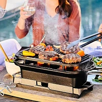 Lodge LSPROG-OBX Sportsmans Pro Cast Iron Grill | Electronic Express