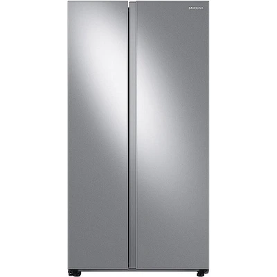 Samsung 23 Cu. Ft. Stainless Smart Counter Depth Side-by-Side Refrigerator | Electronic Express