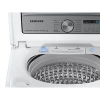 Samsung 5.1 Cu. Ft. White Smart Top Load Washer with ActiveWave Agitator | Electronic Express