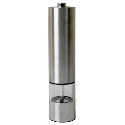Kole Imports Stainless Steel Battery-Operated Salt and Pepper Grinder | Electronic Express