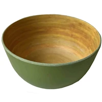 Kole Imports 5 1/2 inch Wide Assorted Color Bamboo with Melamine Bowl | Electronic Express