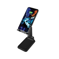 Jensen Foldable Cellphone Stand with Wireless Charging - Black | Electronic Express