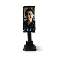 Jensen Foldable Cellphone Stand with Wireless Charging - Black | Electronic Express