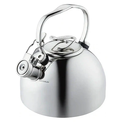 Circulon 48378 2.3-Quart Whistling Stainless Teakettle with Flip-Up Spout | Electronic Express