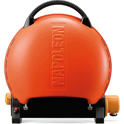 Napoleon TravelQ 2225 Portable Propane Gas Grill - Orange | Electronic Express