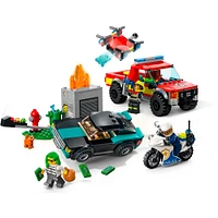 LEGO 60319 City Fire Rescue & Police Chase | Electronic Express