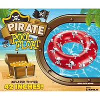 Playtek Pirate Tube Ring Inflatable Pool Float | Electronic Express