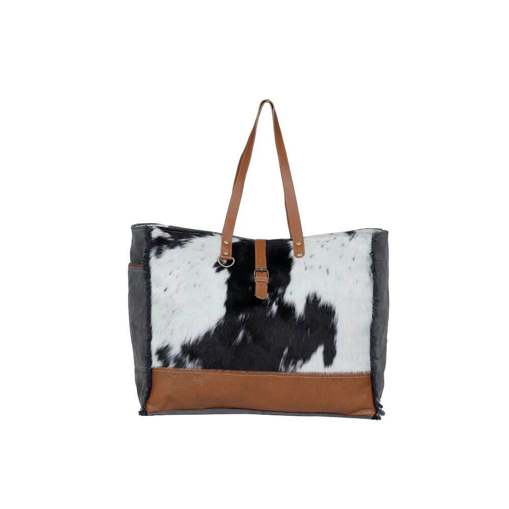 Myra Bags Matty Affair Canvas & Hairon Bag | Electronic Express