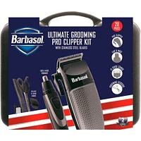 Barbasol 20-Piece Ultimate Grooming Pro Clipper Kit | Electronic Express