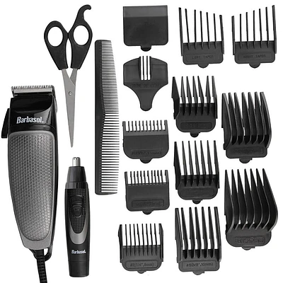 Barbasol 20-Piece Ultimate Grooming Pro Clipper Kit | Electronic Express