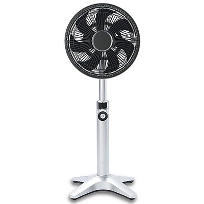 Objecto F3 Fan with Aromatherapy - Silver | Electronic Express