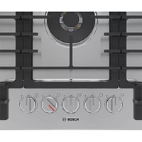 Bosch 36 inch 800 Series Stainless Gas Cooktop | Electronic Express