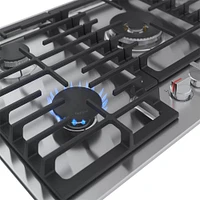 Bosch 36 inch 800 Series Stainless Gas Cooktop | Electronic Express