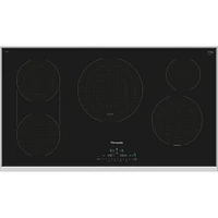 Thermador 36 inch Masterpiece Series Black Built-In Electric Cooktop | Electronic Express