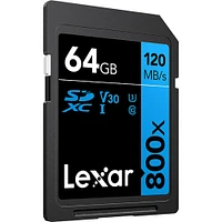 Lexar High-Performance 800x SDHC/SDXC UHS-I Card BLUE Series