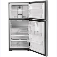 GE 19.2 Cu. Ft. Stainless Top-Freezer Refrigerator | Electronic Express