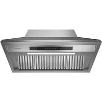 Monogram 48 inch Stainless Steel Professional Hood with Quietboost Blower | Electronic Express