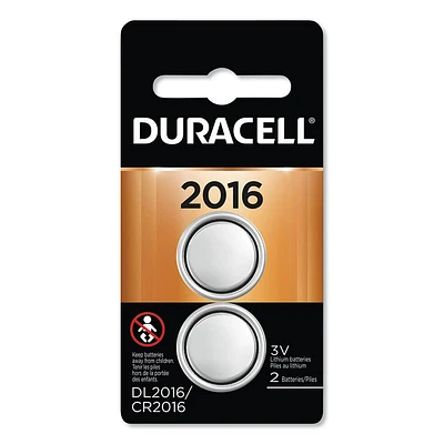 Duracell 3V Coin Cell Lithium Battery 2-Pack | Electronic Express
