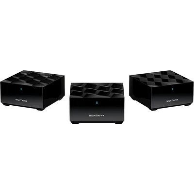 Netgear Nighthawk AX1800 Dual-Band Mesh Wi-Fi System 3-Pack | Electronic Express