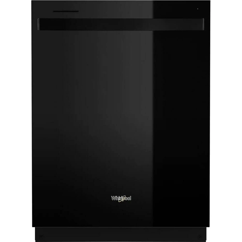 Whirlpool 47 dBA Black Top Control Built-In Dishwasher | Electronic Express