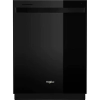 Whirlpool 47 dBA Black Top Control Built-In Dishwasher | Electronic Express