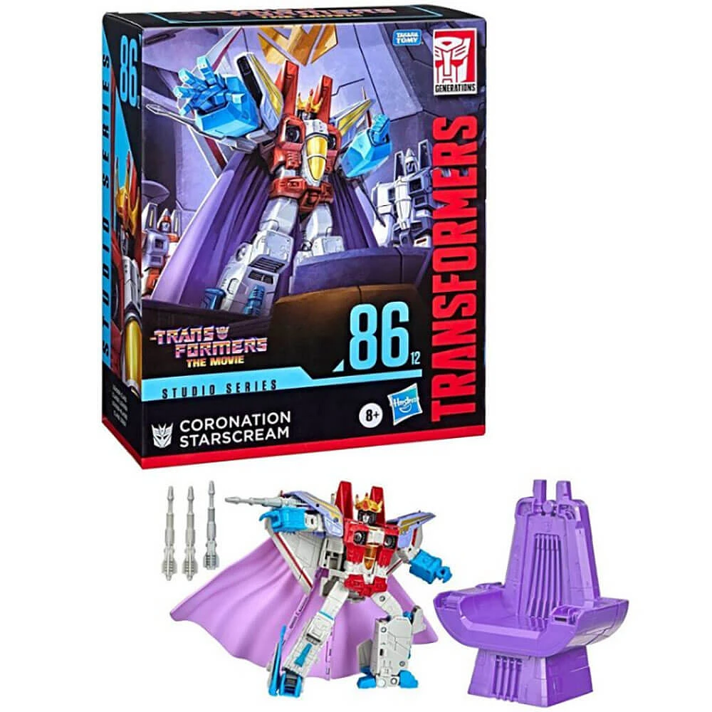 Hasbro Transformers Studio Series 86-12 Leader: The Movie Coronation Starscream | Electronic Express