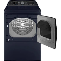 GE Profile 7.3 Cu. Ft. Royal Sapphire Blue Smart Electric Dryer | Electronic Express