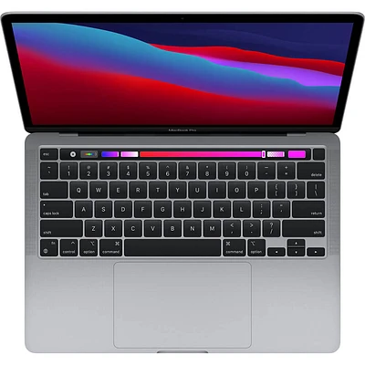 Apple 13.3 inch MacBook Pro - M1 Chip - 8GB/512GB - macOS Big Sur 11.0 (2020, Space Gray) Recertified | Electronic Express