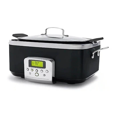 GreenPan 6-Qt. Ceramic Nonstick Slow Cooker - Black | Electronic Express