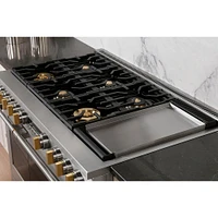 Monogram 8.25 Cu. Ft. Stainless Freestanding Double Oven Dual Fuel Range | Electronic Express