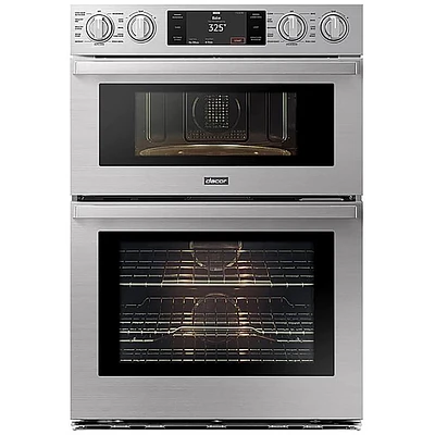 Dacor 30 Inch Stainless Steel Built-In Electric Microwave Wall Oven | Electronic Express