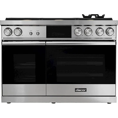 Dacor 6.6 Cu. Ft. Stainless Steel Double Oven Dual Fuel Convection Range | Electronic Express