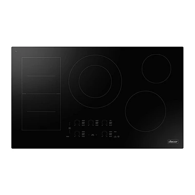 Dacor 36 Inch Black Induction Cooktop | Electronic Express