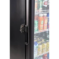 12.5 Cu. Ft. Black Vertical Display Refrigerator | Electronic Express