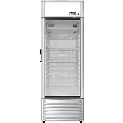 Premium Levella 6.5 Cu. Ft. Silver Single Door Display Refrigerator | Electronic Express