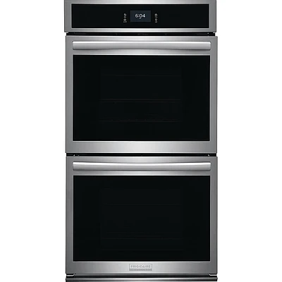 Frigidaire 27 Inch Stainless Built-In Double Electric Wall Oven  | Electronic Express