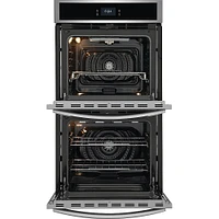 Frigidaire 27 Inch Stainless Built-In Double Electric Wall Oven  | Electronic Express