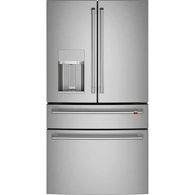Cafe 22.3 Cu. Ft. Stainless French Door Counter Depth Smart Refrigerator | Electronic Express