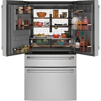 Cafe 22.3 Cu. Ft. Stainless French Door Counter Depth Smart Refrigerator | Electronic Express