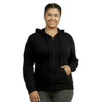 Uni SOFRA Ladies Single Plus Size Zip Up Hoodie | Electronic Express