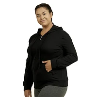 Uni SOFRA Ladies Single Plus Size Zip Up Hoodie | Electronic Express