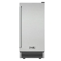 Thor Kitchen 15 Inch Stainless Steel Built-In Ice Maker | Electronic Express