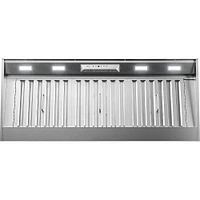 Zephyr Monsoon 48 Inch Stainless Steel 1200 CFM Insert Mount Range Hood | Electronic Express