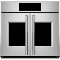 Monogram 30 Inch Stainless Steel Built-In Single Electric Convection Wall Oven | Electronic Express