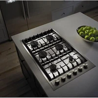 Jenn-Air 36 Inch Stainless Steel Gas Cooktop | Electronic Express