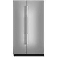 Jenn-Air 48 inch RISE Fully Integrated Stainless Built-In Side-By-Side Refrigerator Panel Kit | Electronic Express