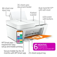 HP DeskJet 4152e All-In-One Color Inkjet Printer w/6 Months Instant Ink With HP+ | Electronic Express