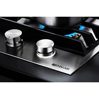 Jenn-Air 36 Inch Stainless Steel Built-In Gas Cooktop | Electronic Express