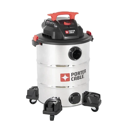 Porter-Cable 10.5 Gallon HP Wet/Dry Stainless Shop Vacuum | Electronic Express